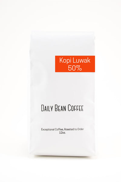 Kopi Luwak 50% Blend - Daily Bean Coffee 